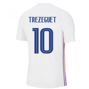 2020-2021 France Away Nike Vapor Match Shirt (TREZEGUET 10)