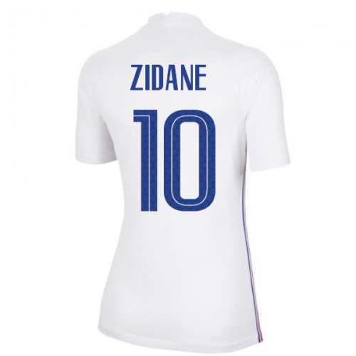2020-2021 France Away Nike Womens Shirt (ZIDANE 10)
