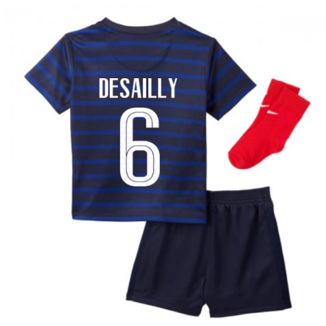 2020-2021 France Home Nike Baby Kit (DESAILLY 6)