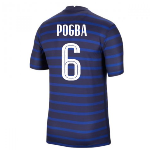 2020-2021 France Home Nike Football Shirt (POGBA 6)