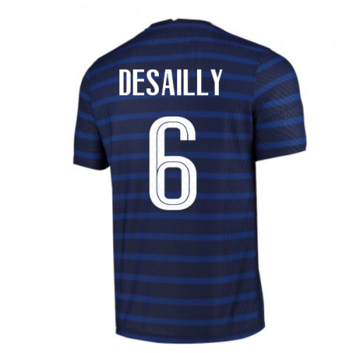 2020-2021 France Home Nike Vapor Match Shirt (DESAILLY 6)