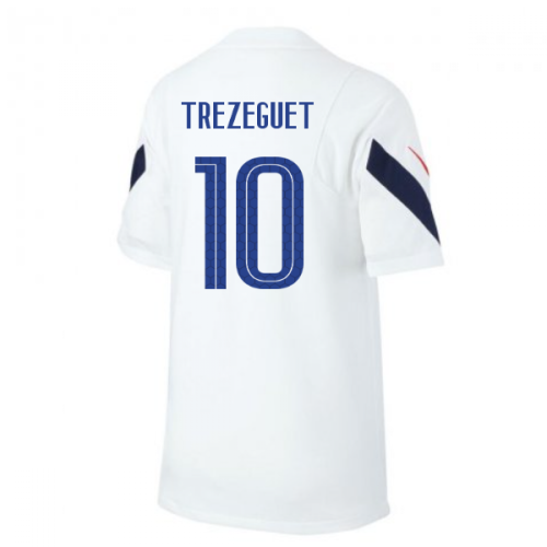 2020-2021 France Nike Training Shirt (White) (TREZEGUET 10)