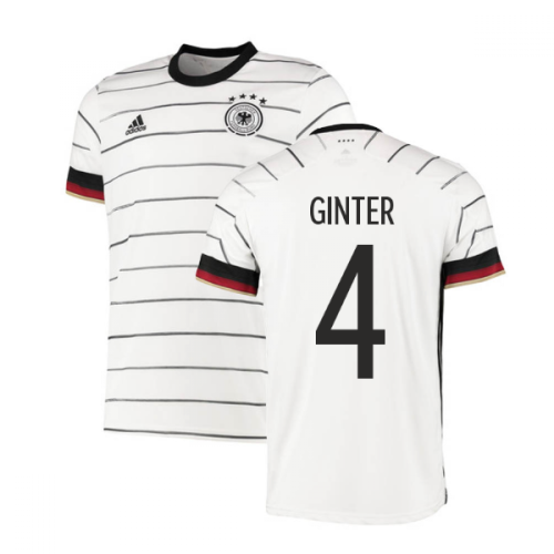 2020-2021 Germany Authentic Home Adidas Football Shirt (GINTER 4)