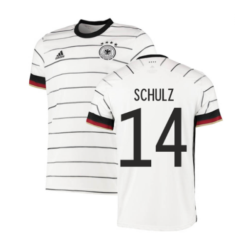 2020-2021 Germany Home Adidas Football Shirt (SCHULZ 14)