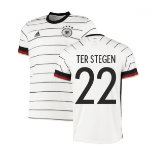 2020-2021 Germany Home Adidas Football Shirt (TER STEGEN 22)