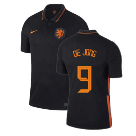 2020-2021 Holland Away Nike Football Shirt (DE JONG 9)