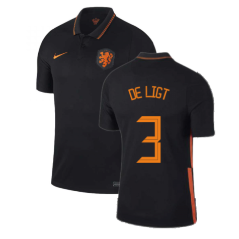 2020-2021 Holland Away Nike Football Shirt (DE LIGT 3)