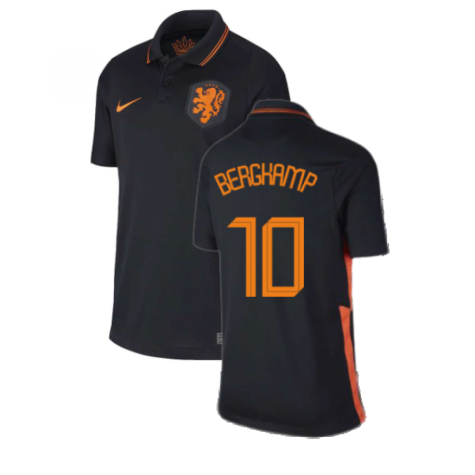 2020-2021 Holland Away Nike Football Shirt (Kids) (BERGKAMP 10)