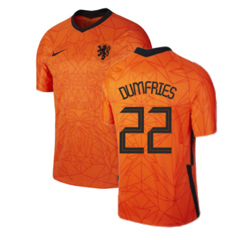 2020-2021 Holland Home Nike Football Shirt (DUMFRIES 22)