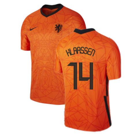 2020-2021 Holland Home Nike Football Shirt (Kids) (KLAASSEN 14)