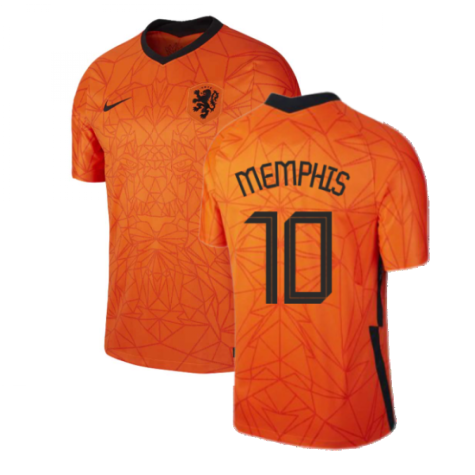 2020-2021 Holland Home Nike Football Shirt (MEMPHIS 10)