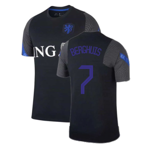 2020-2021 Holland Nike Training Shirt (Black) - Kids (BERGHUIS 7)