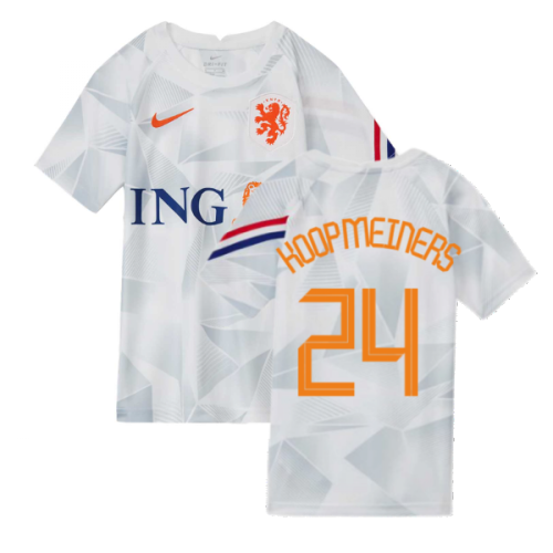 2020-2021 Holland Pre-Match Training Shirt (White) - Kids (KOOPMEINERS 24)