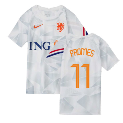 2020-2021 Holland Pre-Match Training Shirt (White) - Kids (PROMES 11)