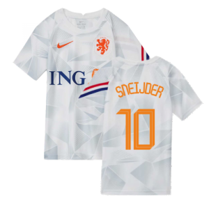 2020-2021 Holland Pre-Match Training Shirt (White) - Kids (SNEIJDER 10)