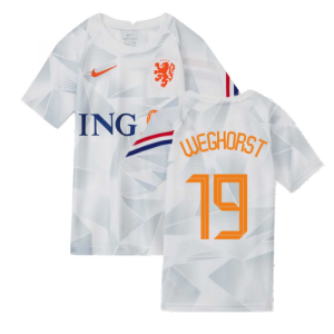 2020-2021 Holland Pre-Match Training Shirt (White) - Kids (WEGHORST 19)