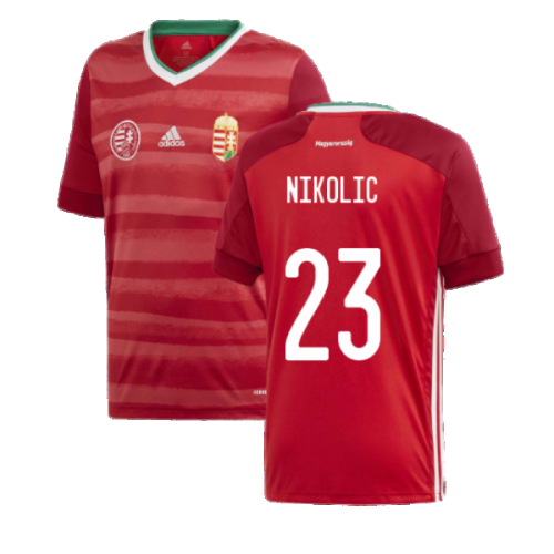 2020-2021 Hungary Home Adidas Football Shirt (Kids) (NIKOLIC 23)