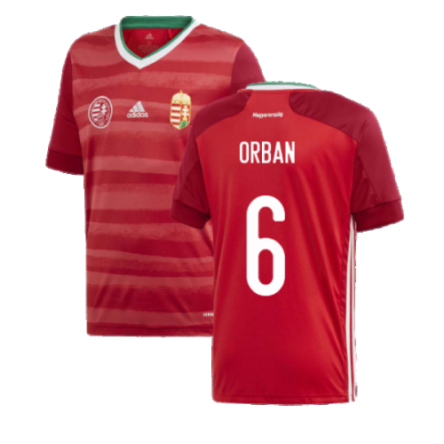 2020-2021 Hungary Home Adidas Football Shirt (Kids) (ORBAN 6)