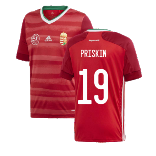 2020-2021 Hungary Home Adidas Football Shirt (Kids) (PRISKIN 19)