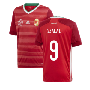 2020-2021 Hungary Home Adidas Football Shirt (Kids) (SZALAI 9)