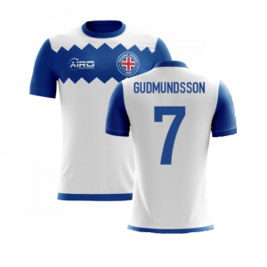 2024-2025 Iceland Airo Concept Away Shirt (Gudmundsson 7) - Kids