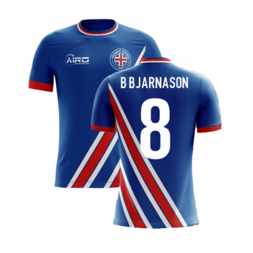 2024-2025 Iceland Airo Concept Home Shirt (B Bjarnason 8) - Kids