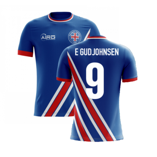 2024-2025 Iceland Airo Concept Home Shirt (E Gudjohnsen 9)