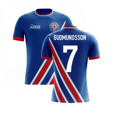 2024-2025 Iceland Airo Concept Home Shirt (Gudmundsson 7)