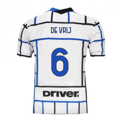 2020-2021 Inter Milan Away Nike Football Shirt (DE VRIJ 6)