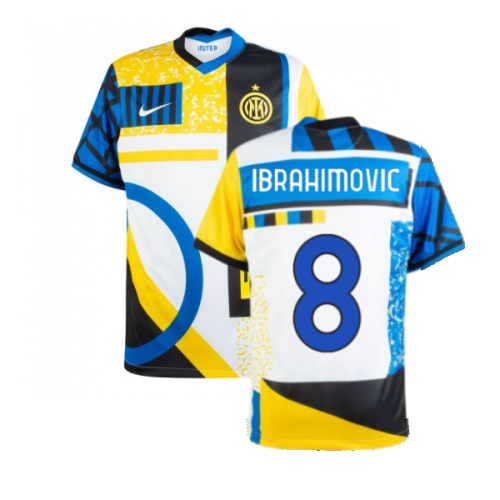 2020-2021 Inter Milan Fourth Shirt (Kids) (IBRAHIMOVIC 8)