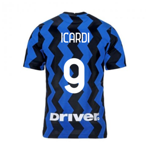 2020-2021 Inter Milan Home Nike Football Shirt (Kids) (ICARDI 9)