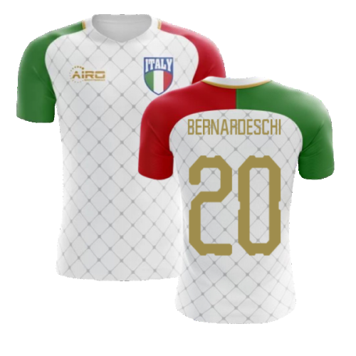 2024-2025 Italy Away Concept Football Shirt (Bernardeschi 20) - Kids