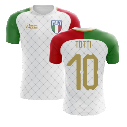 2024-2025 Italy Away Concept Football Shirt (Totti 10) - Kids