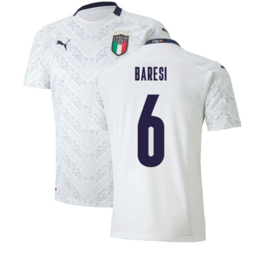 2020-2021 Italy Away Puma Football Shirt (Kids) (BARESI 6)