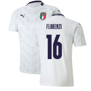 2020-2021 Italy Away Puma Football Shirt (Kids) (FLORENZI 16)