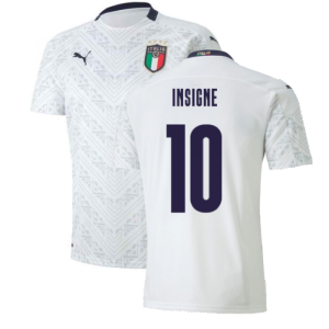 2020-2021 Italy Away Puma Football Shirt (Kids) (INSIGNE 10)