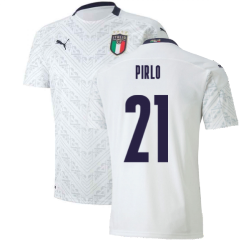 2020-2021 Italy Away Puma Football Shirt (Kids) (PIRLO 21)