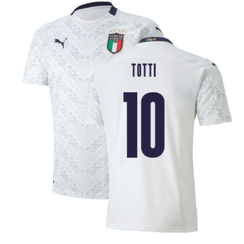 2020-2021 Italy Away Puma Football Shirt (Kids) (TOTTI 10)