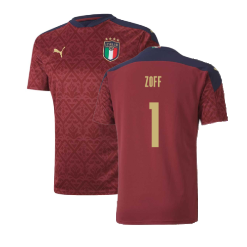 2020-2021 Italy Goalkeeper Shirt (Cordovan) (ZOFF 1)