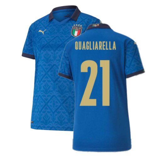 2020-2021 Italy Home Shirt - Womens (QUAGLIARELLA 21)