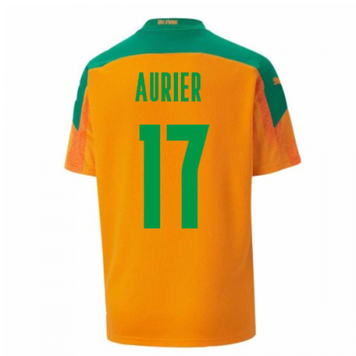 2020-2021 Ivory Coast Home Shirt (Kids) (AURIER 17)