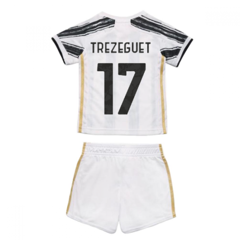 2020-2021 Juventus Adidas Home Baby Kit (TREZEGUET 17)