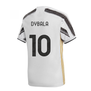 2020-2021 Juventus Adidas Home Football Shirt (DYBALA 10)