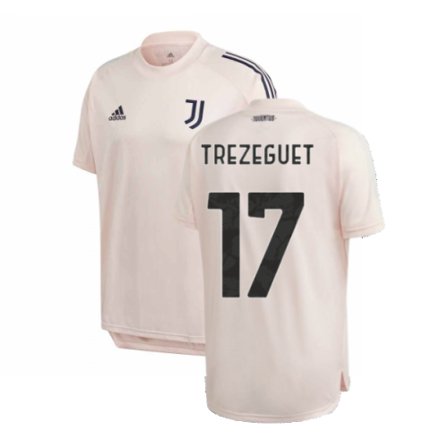 2020-2021 Juventus Training Shirt (Pink) (TREZEGUET 17)