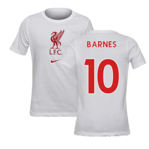 2020-2021 Liverpool Evergreen Crest Tee (White) - Kids (BARNES 10)