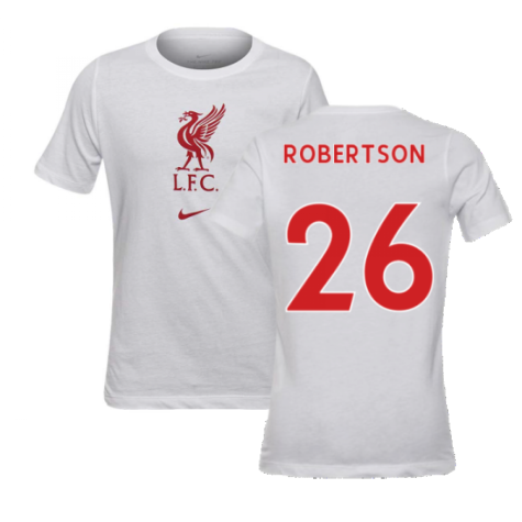 2020-2021 Liverpool Evergreen Crest Tee (White) - Kids (ROBERTSON 26)