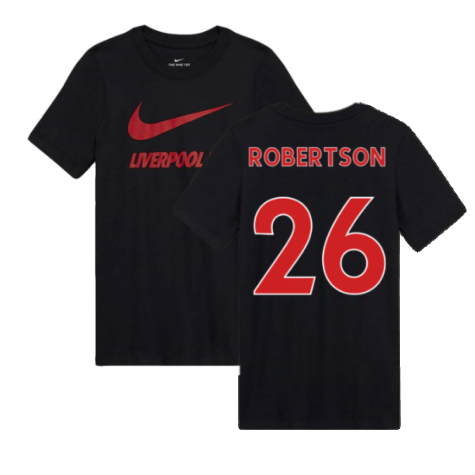 2020-2021 Liverpool Ground Tee (Black) - Kids (ROBERTSON 26)