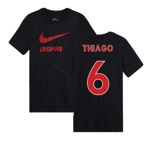 2020-2021 Liverpool Ground Tee (Black) - Kids (THIAGO 6)