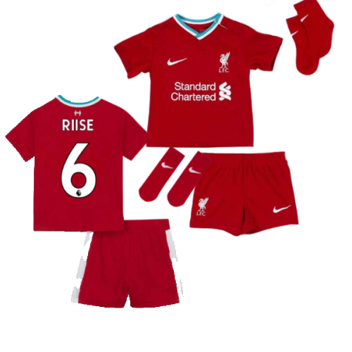 2020-2021 Liverpool Home Nike Baby Kit (RIISE 6)