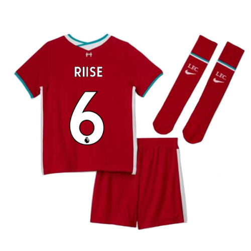 2020-2021 Liverpool Home Nike Little Boys Mini Kit (RIISE 6)